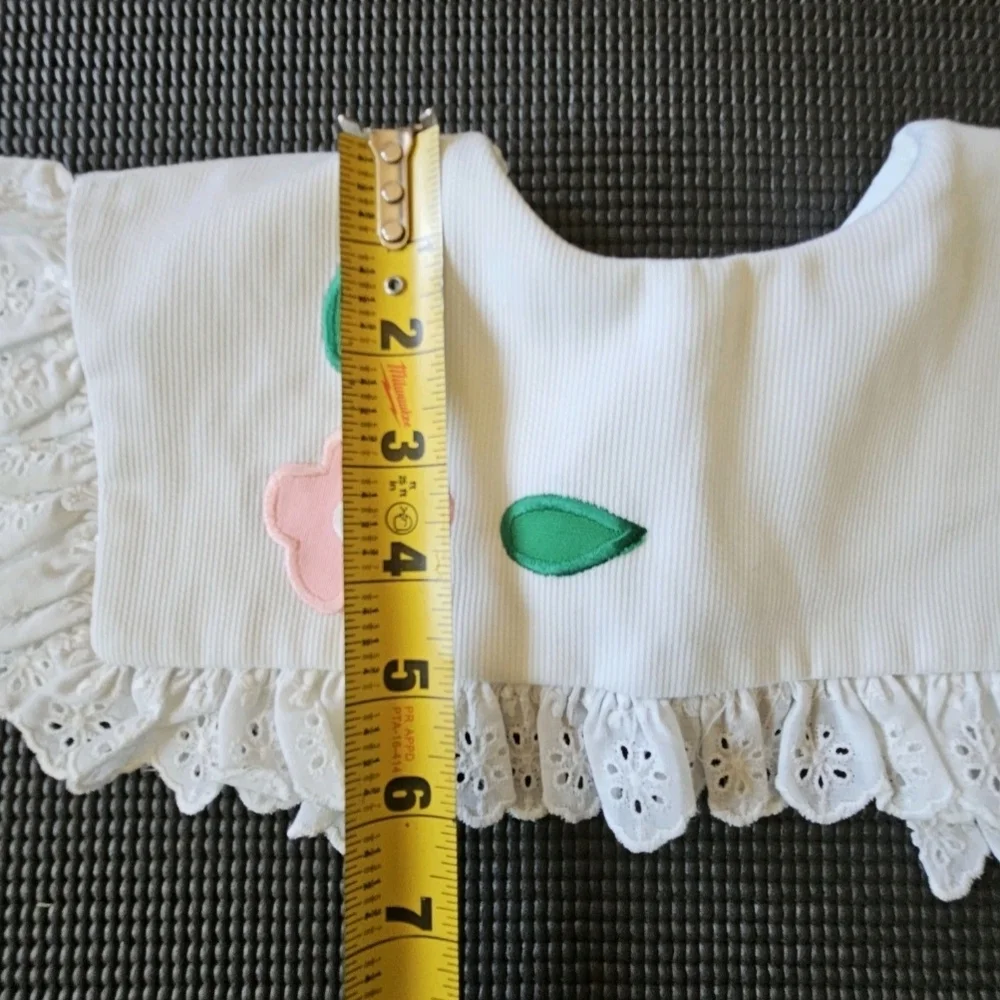 The Children's Hour By Jan Briggs Embroidered Reversible Holiday Dress Collar